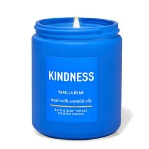 💙 "KINDNESS" VANILLA BEAN SINGLE WICK CANDLE